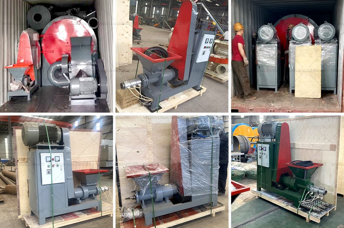 Delivery of charcoal machine