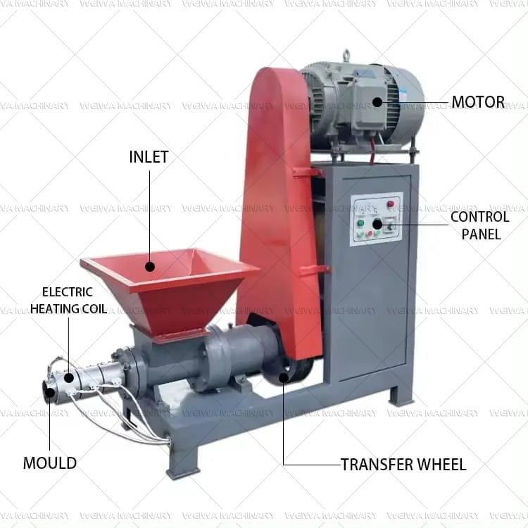 Sawdust Extruder Structure Diagram