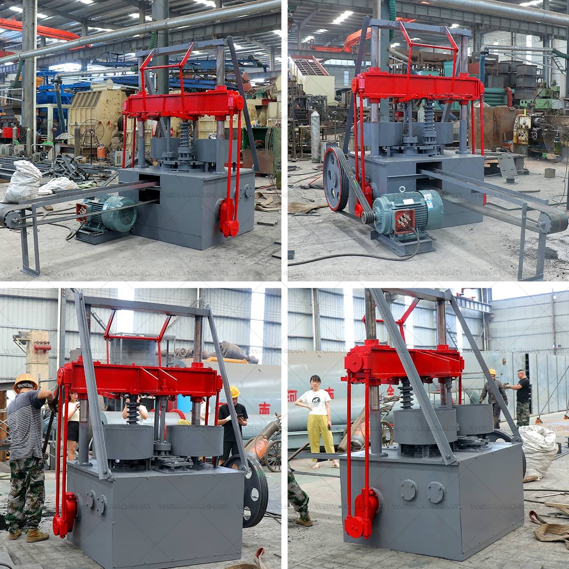 Honeycomb charcoal briquette machine
