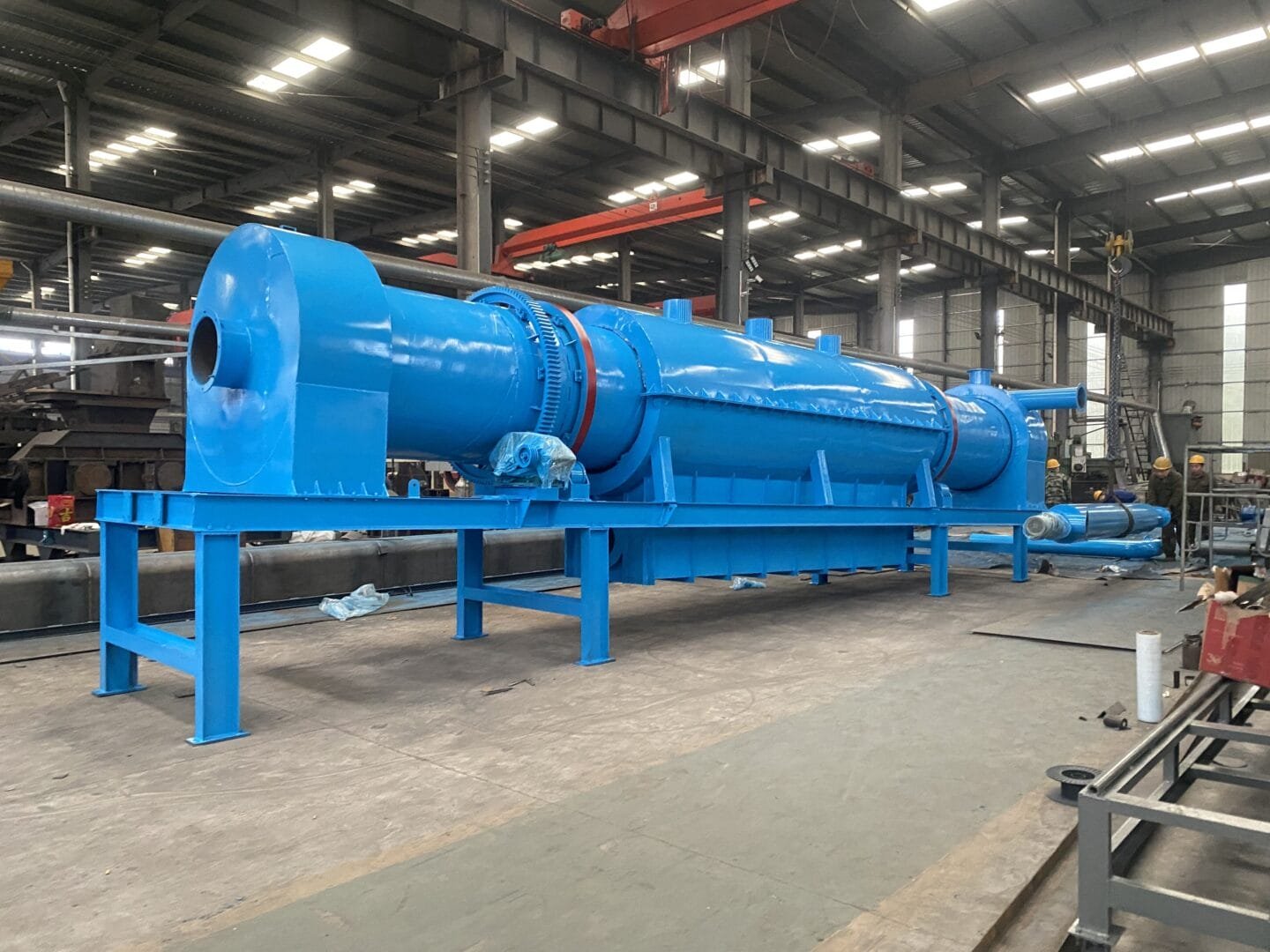 Large Scale Biochar Making Production Equipment in factory