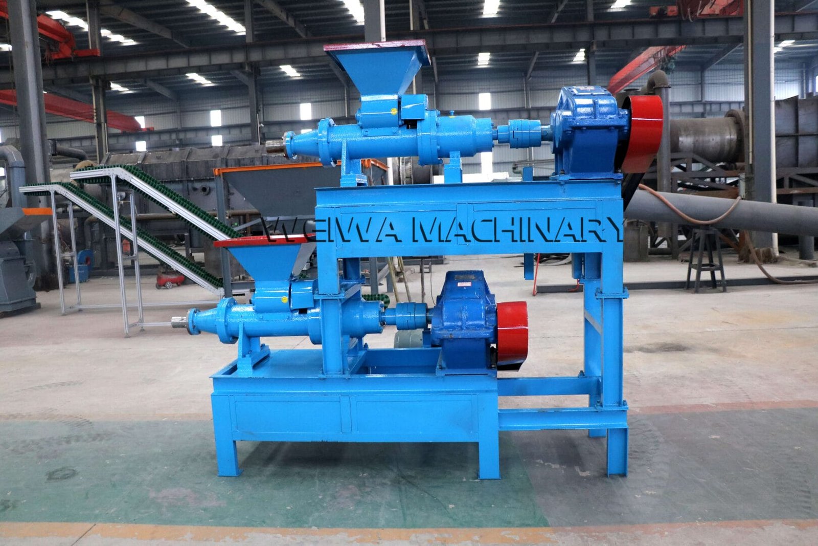 Double-layer charcoal rod machine