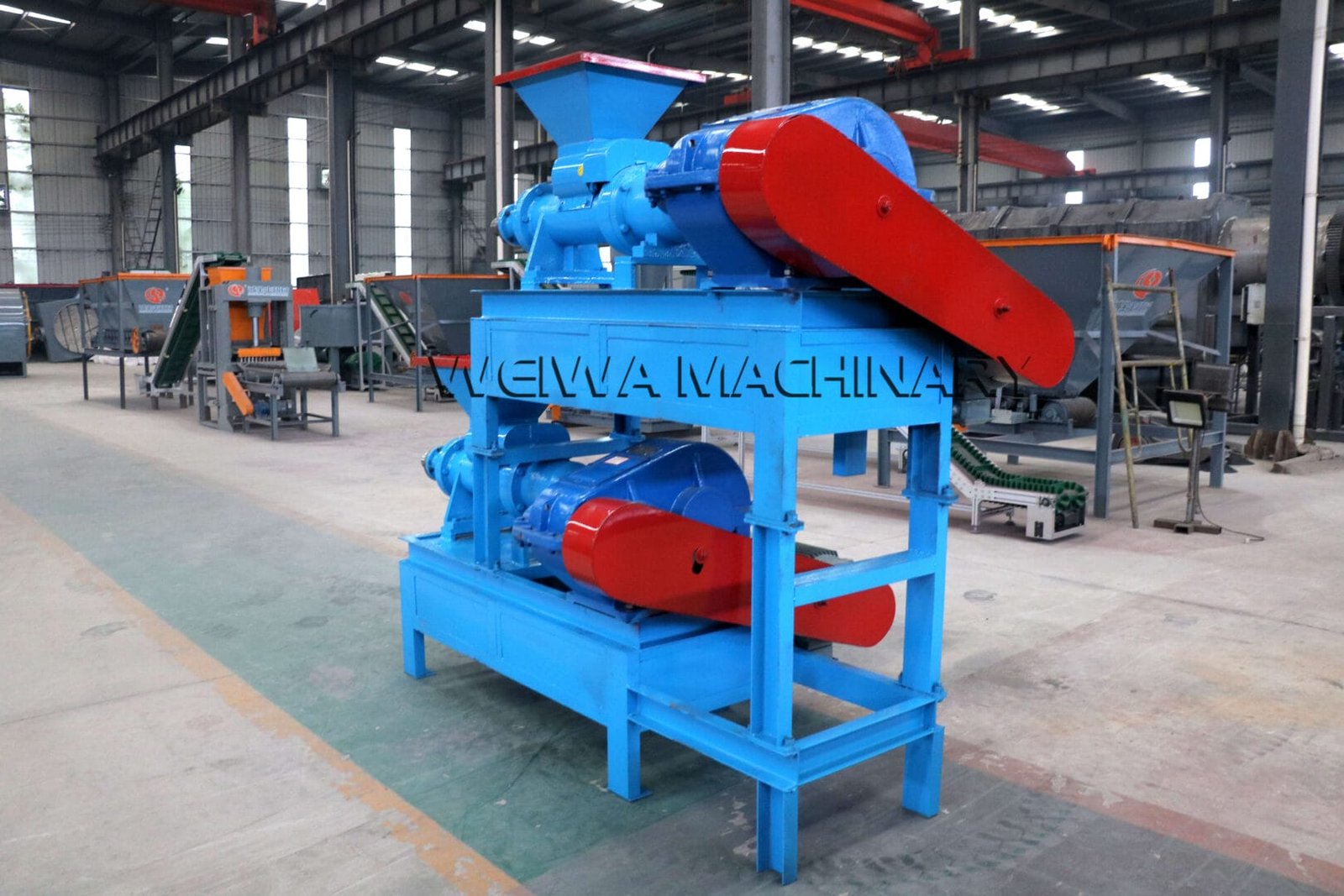 Double-layer coal rod machine