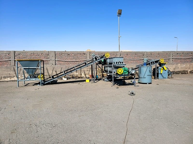 Charcoal Production Line in Egypt