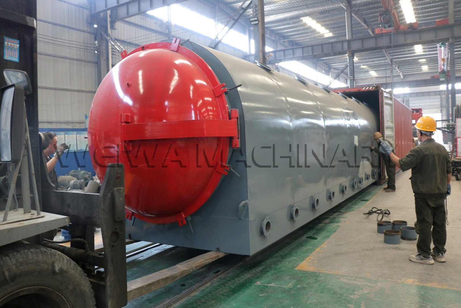 Horizontal carbonization furnace