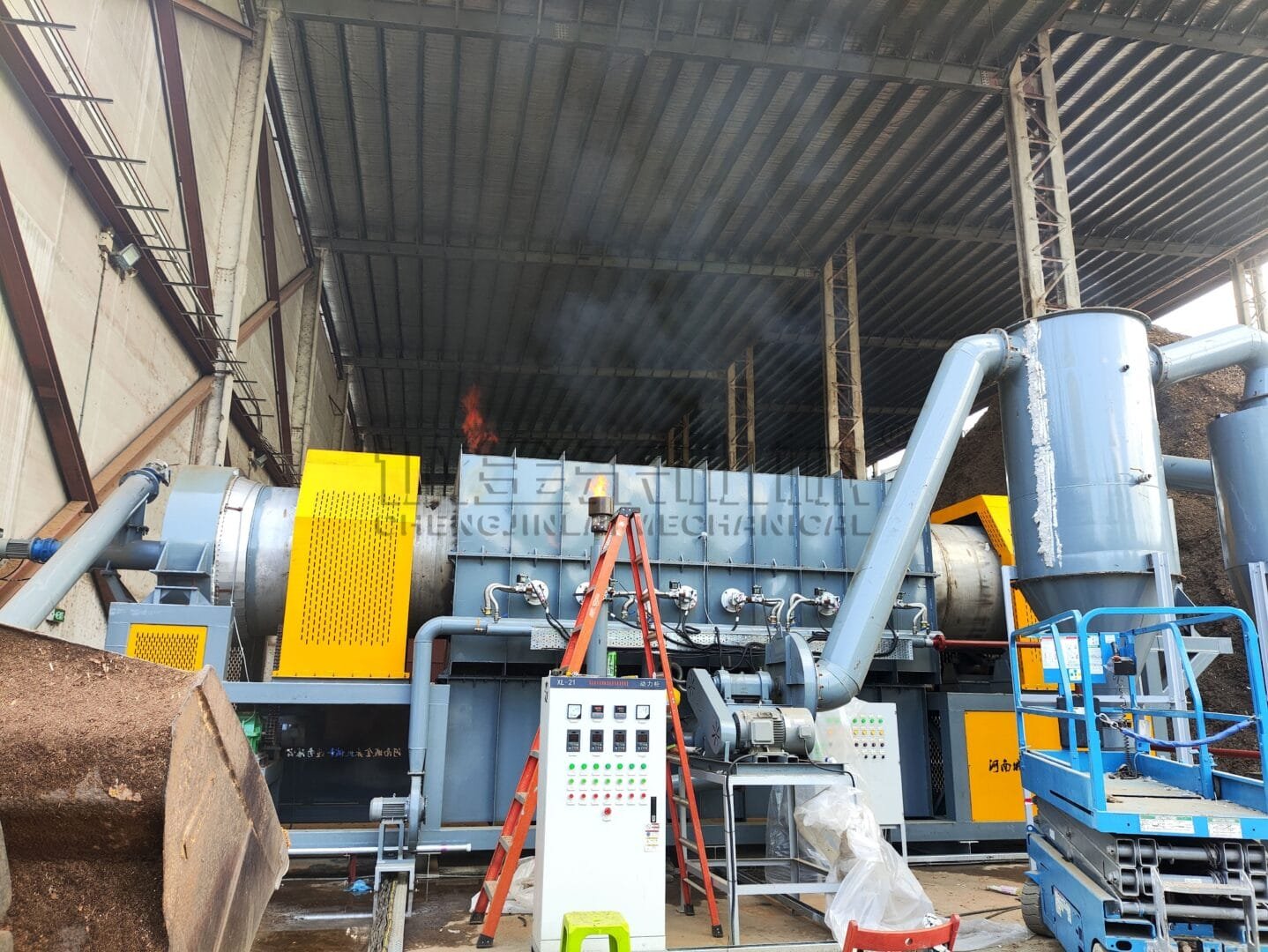 Continuous Carbonization Furnace in Indonesia