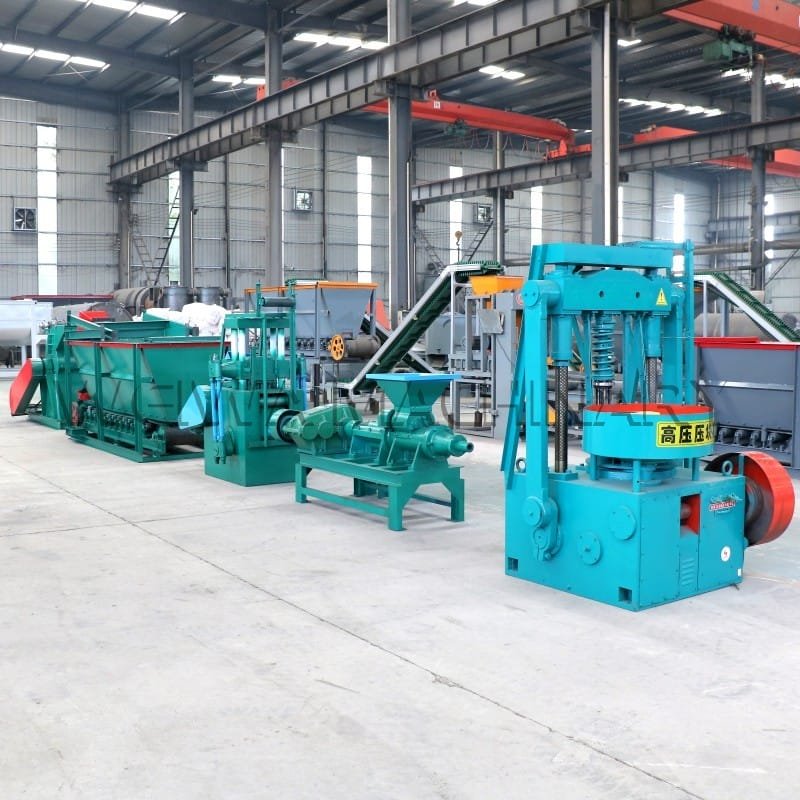 Coal briquette production line