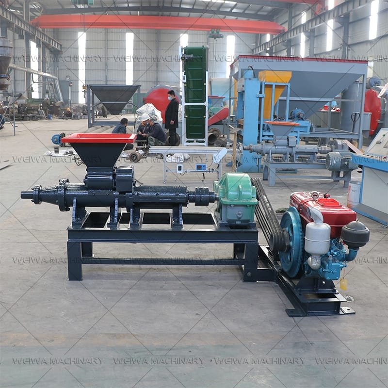 Diesel coal briquette machine