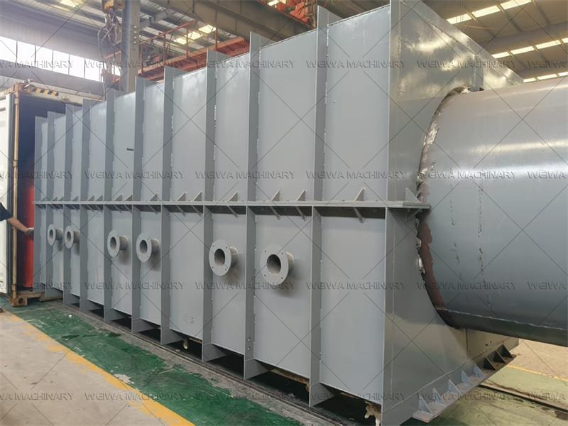 Delivery site of the continuous carbonization furnace