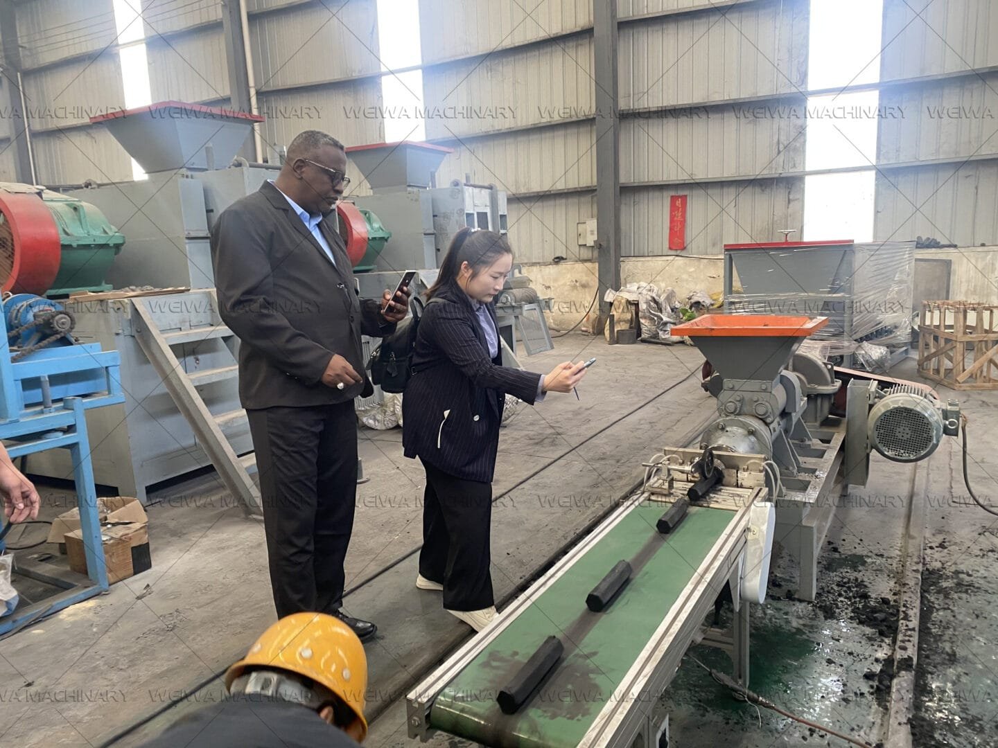 Charcoal extruder for Botswana