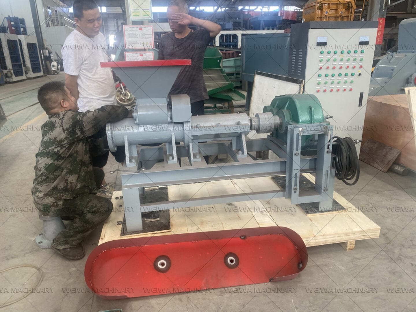Coal rod machine delivery site09