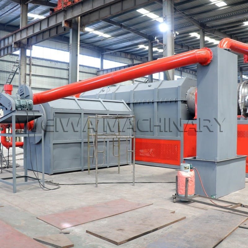Continuous carbonization furnace