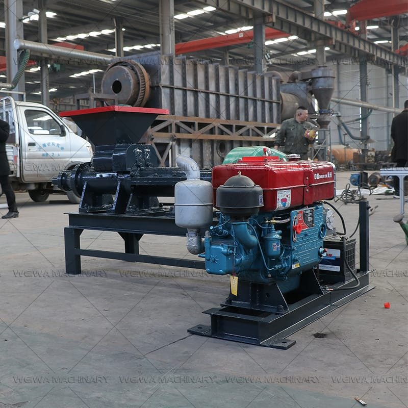 Diesel coal briquette machine
