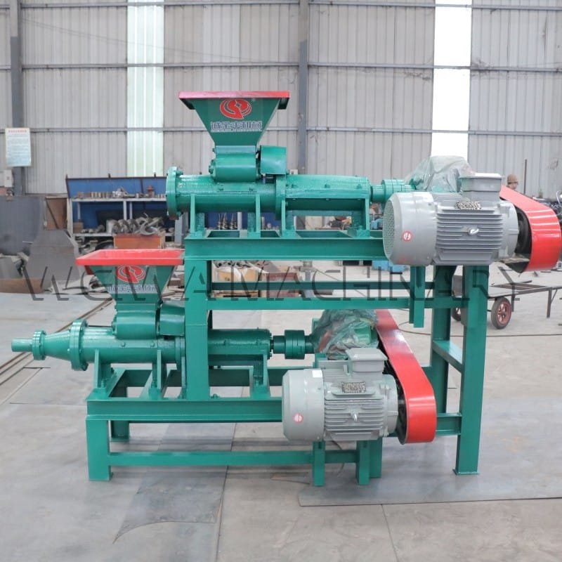 Double-layer coal stick machin