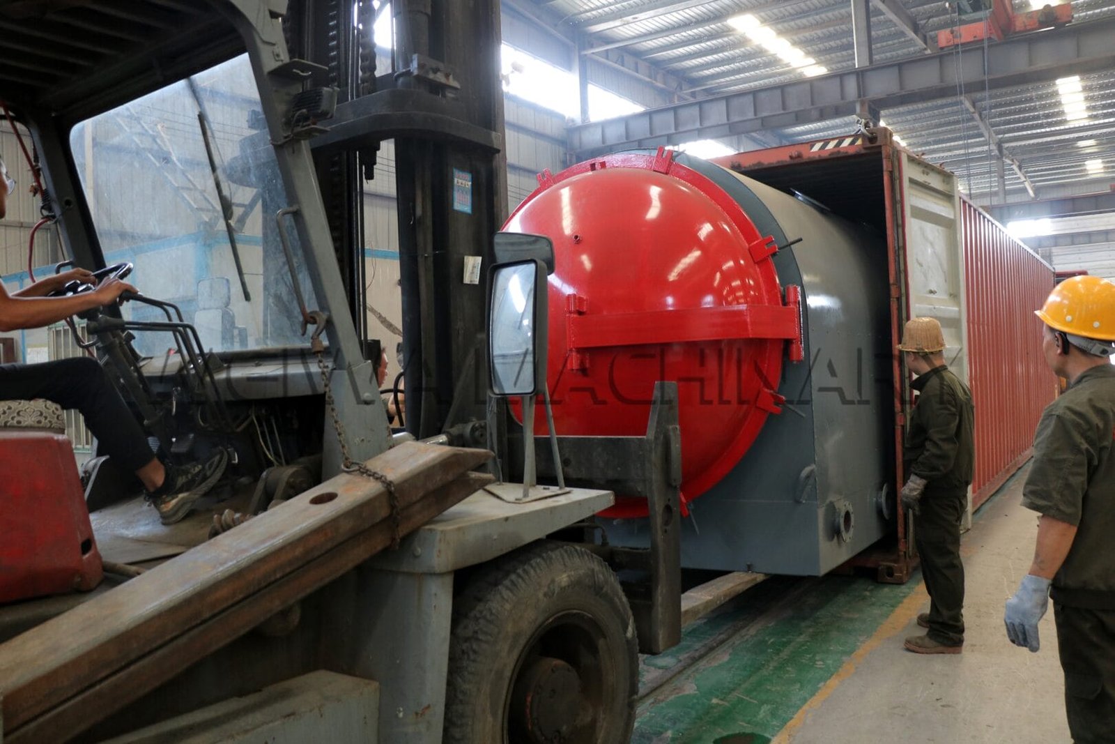 Horizontal carbonization furnace