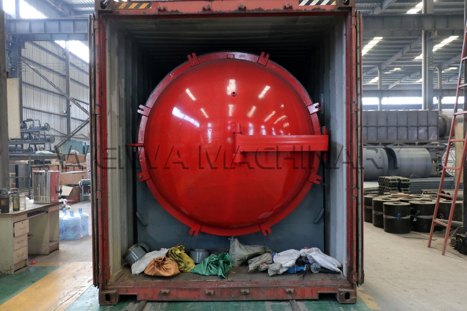 Horizontal carbonization furnce