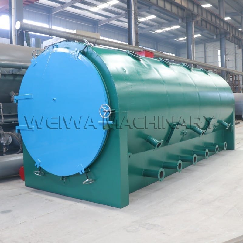 Horizontal carbonization furnace