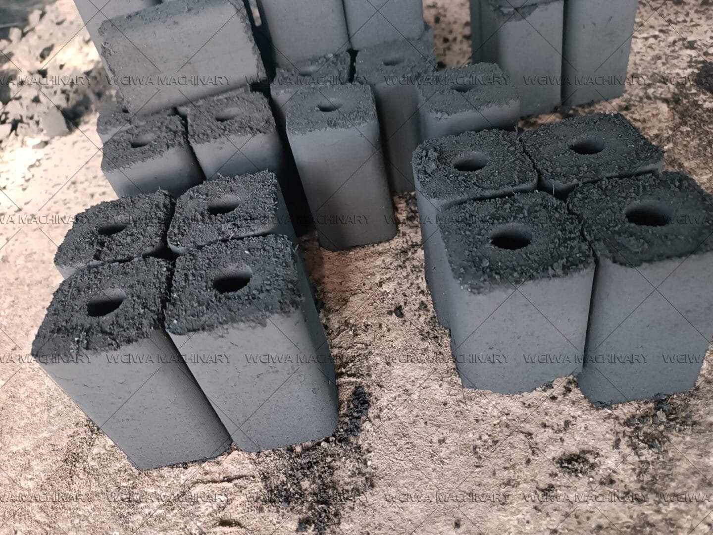 Indonesian palm fruit carbonization product line