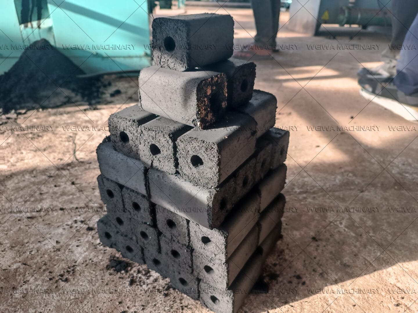 Indonesian palm fruit carbonization product line