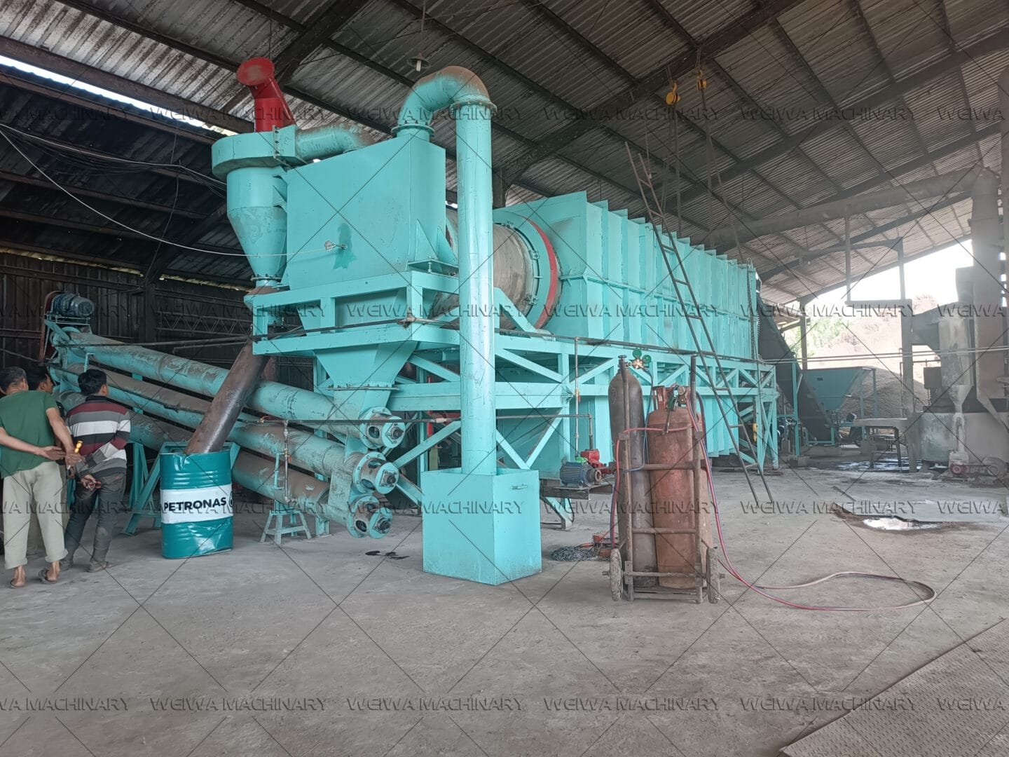 Indonesian palm fruit carbonization product line37