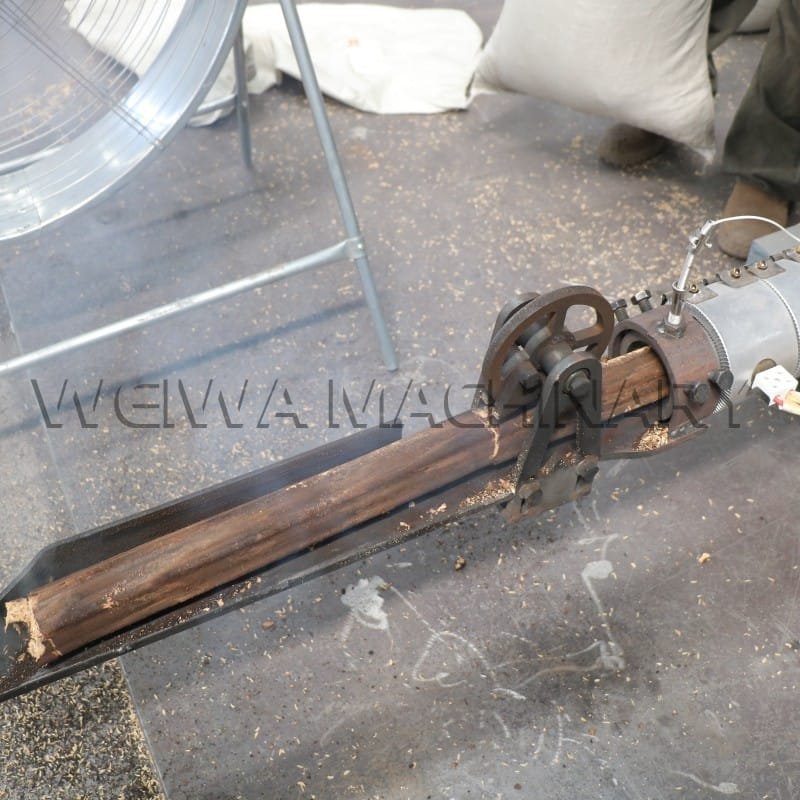 Trial of sawdust extrude