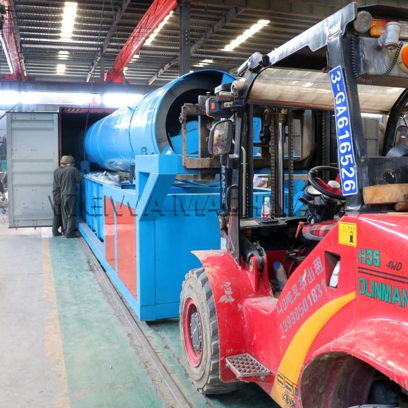 Continuous carbonization furnace