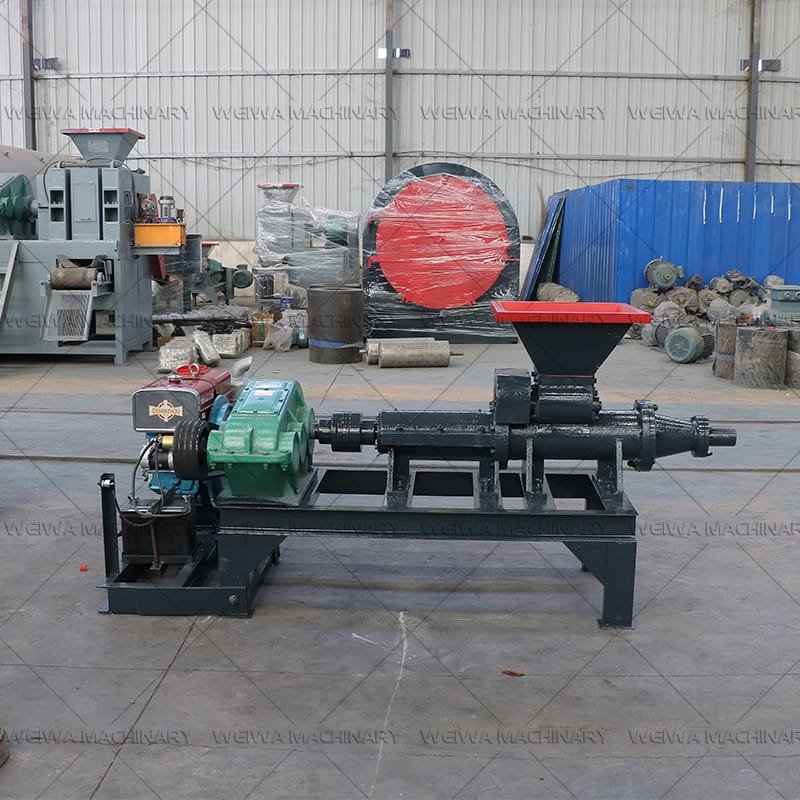 Charcoal extruder machine