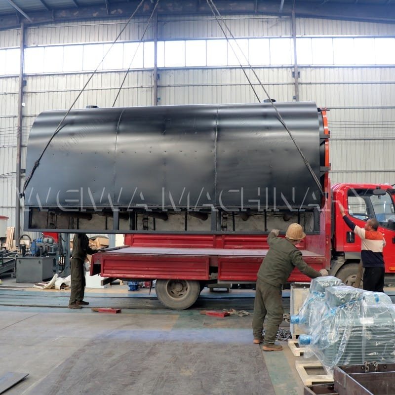 Horizontal carbonization furnace