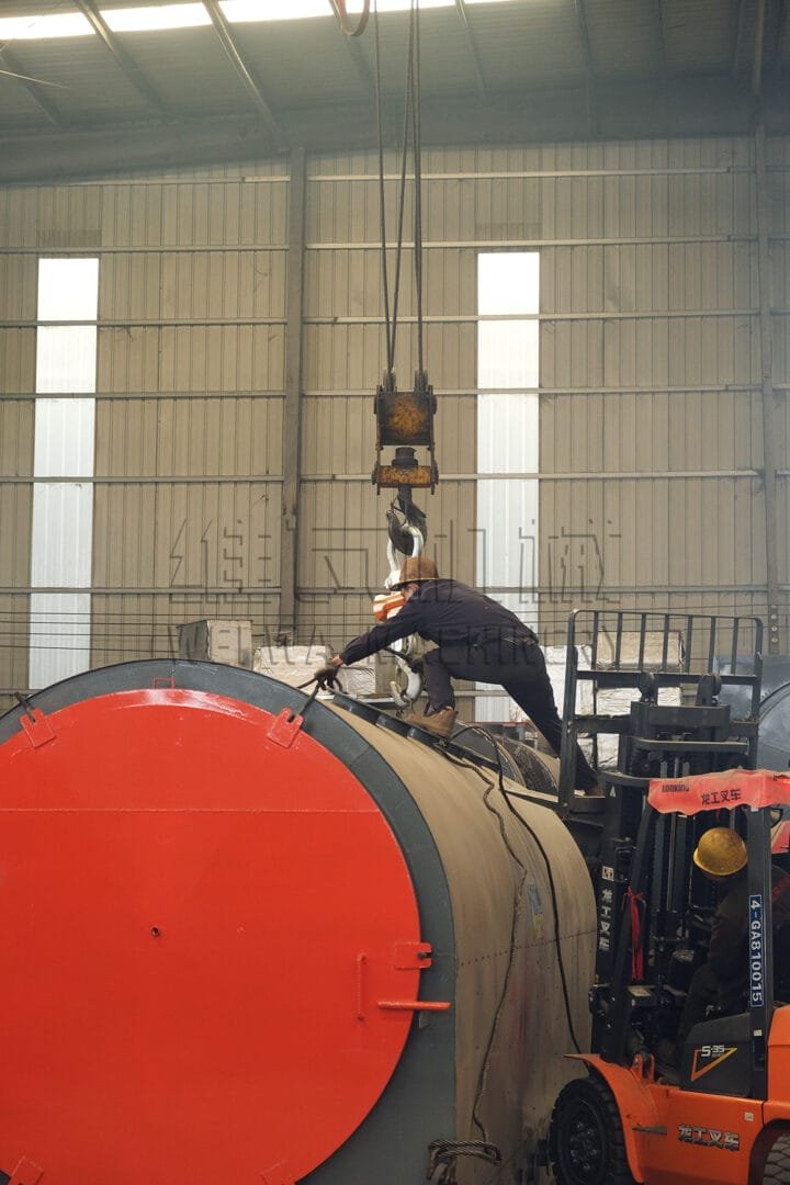 Four à carbonisation horizontale