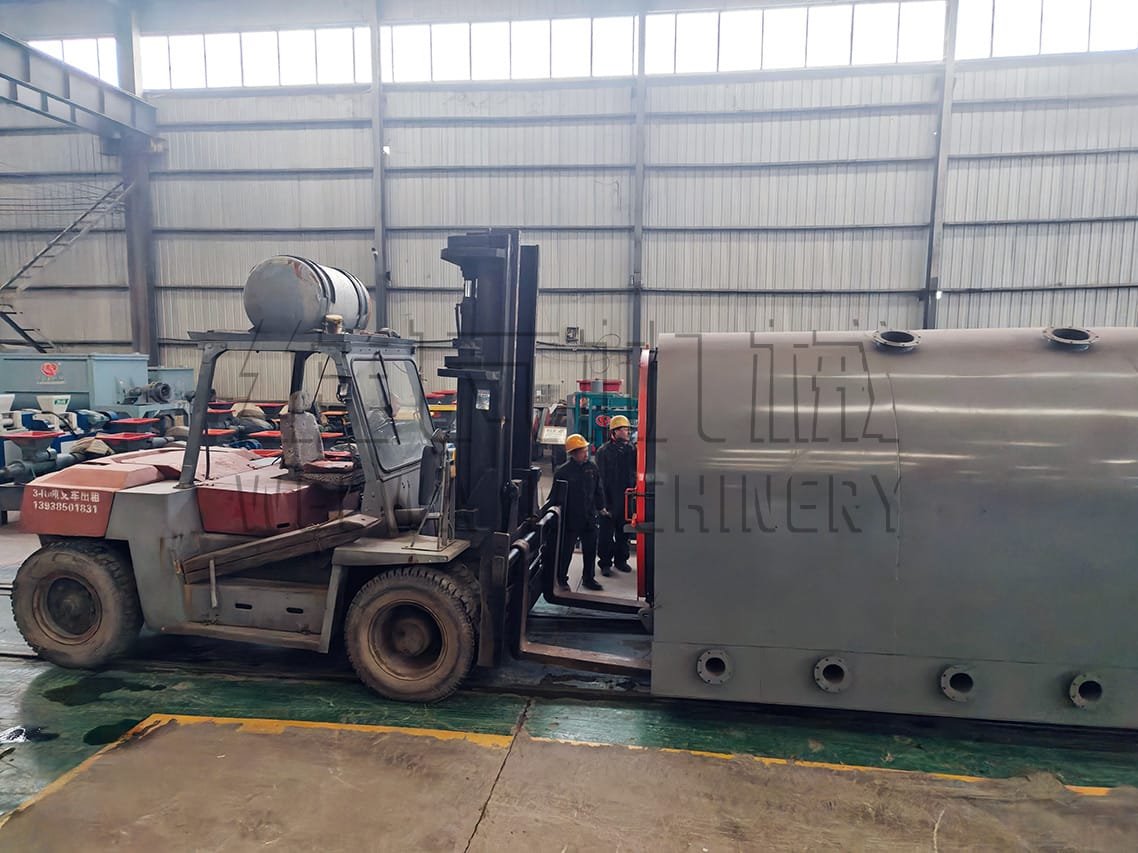 Forno de carbonização horizontal