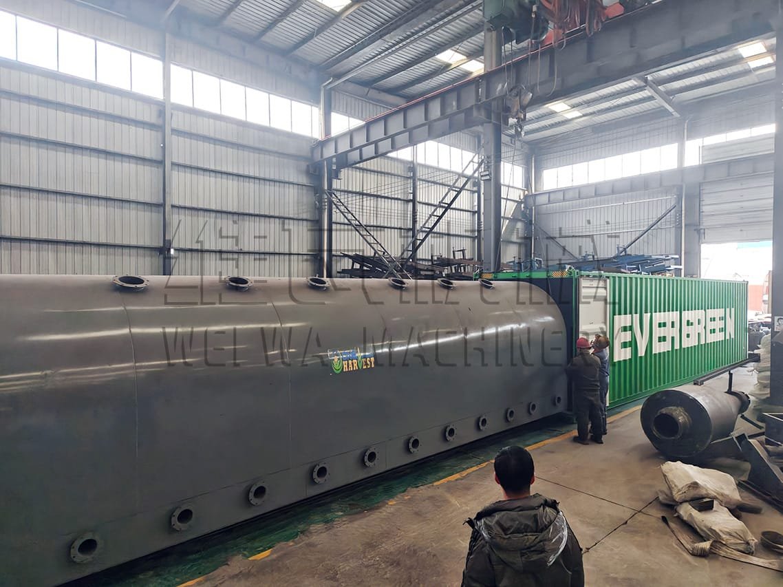 Tungku karbonisasi horizontal