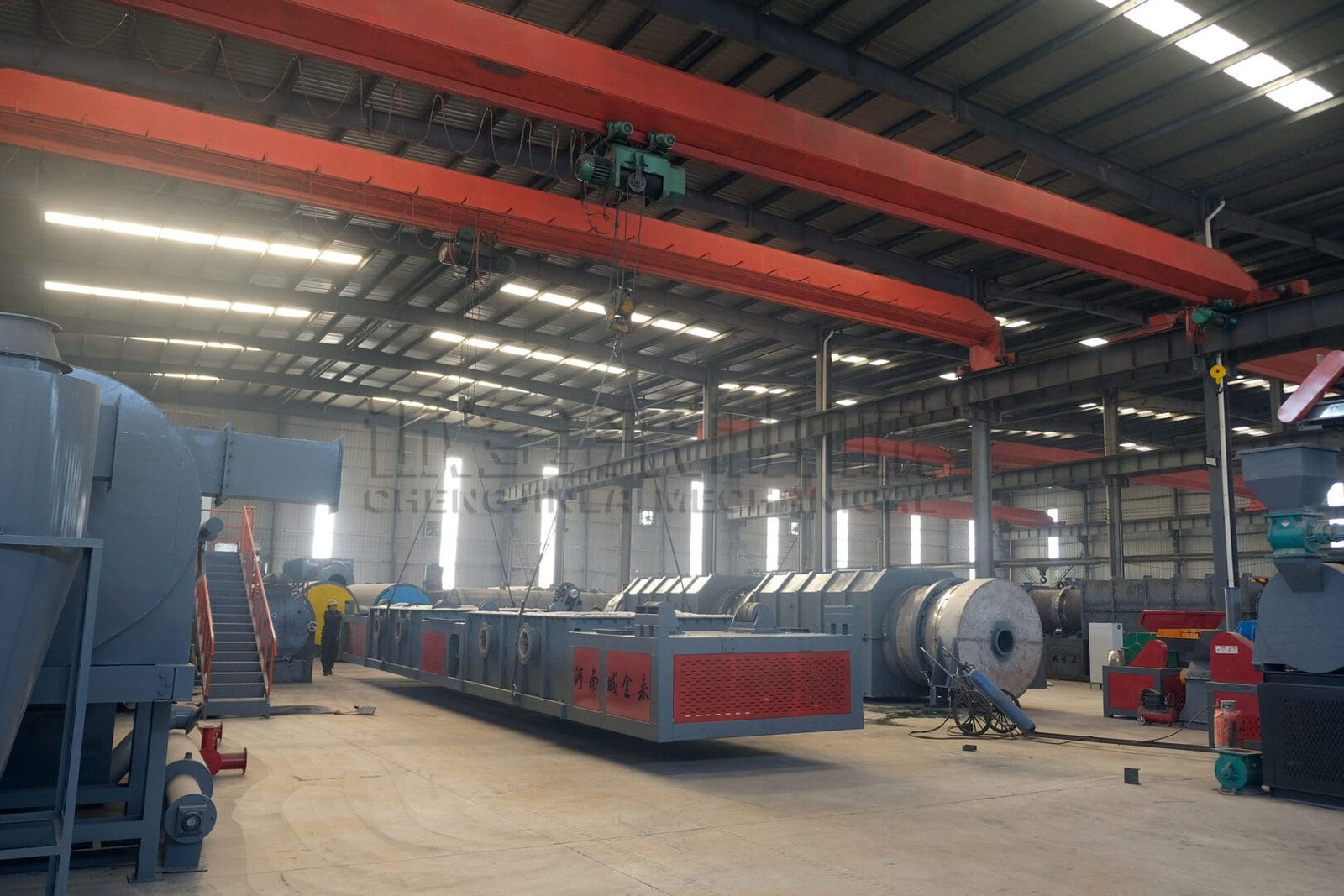 Continuous carbonization furnace