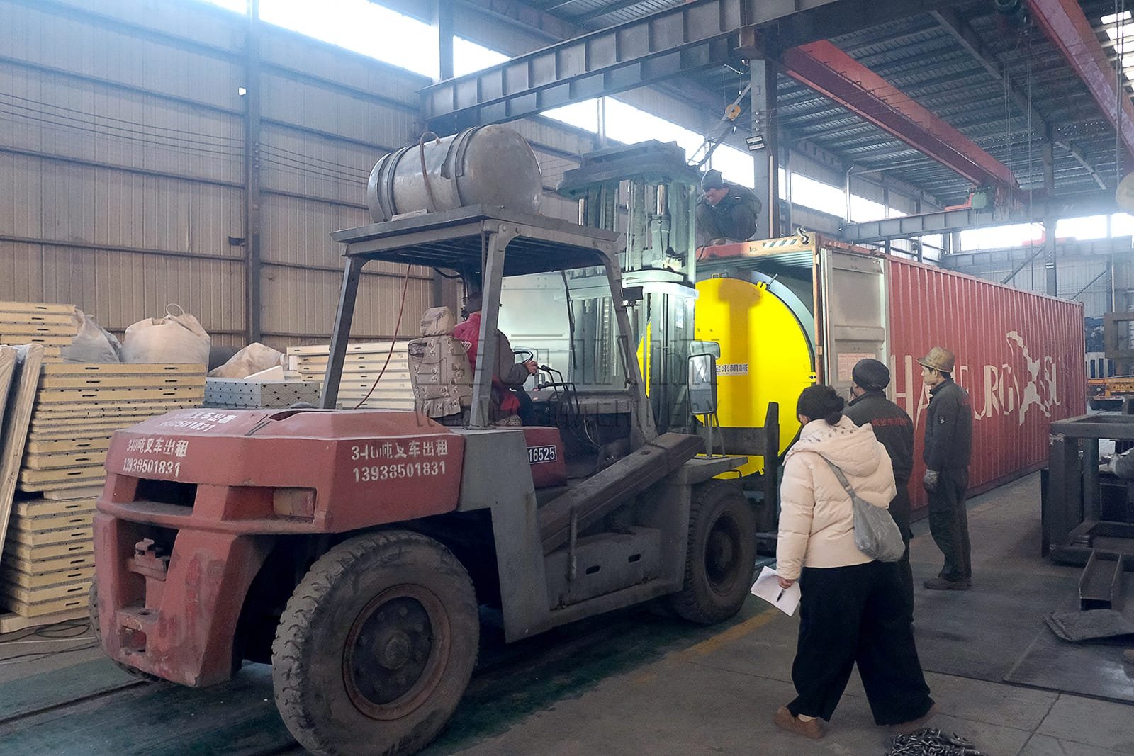 Horizontal carbonization furna12