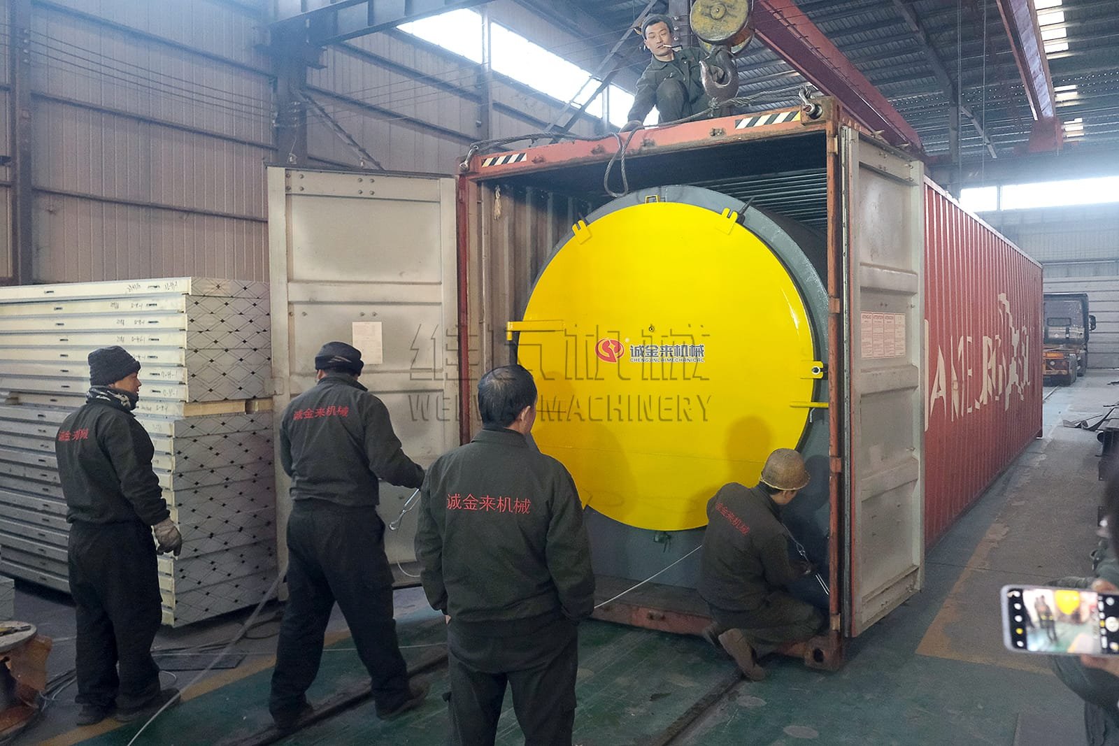 Four à carbonisation horizontale