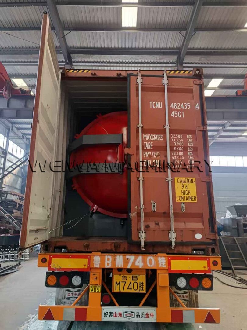 Horizontal carbonization furnace