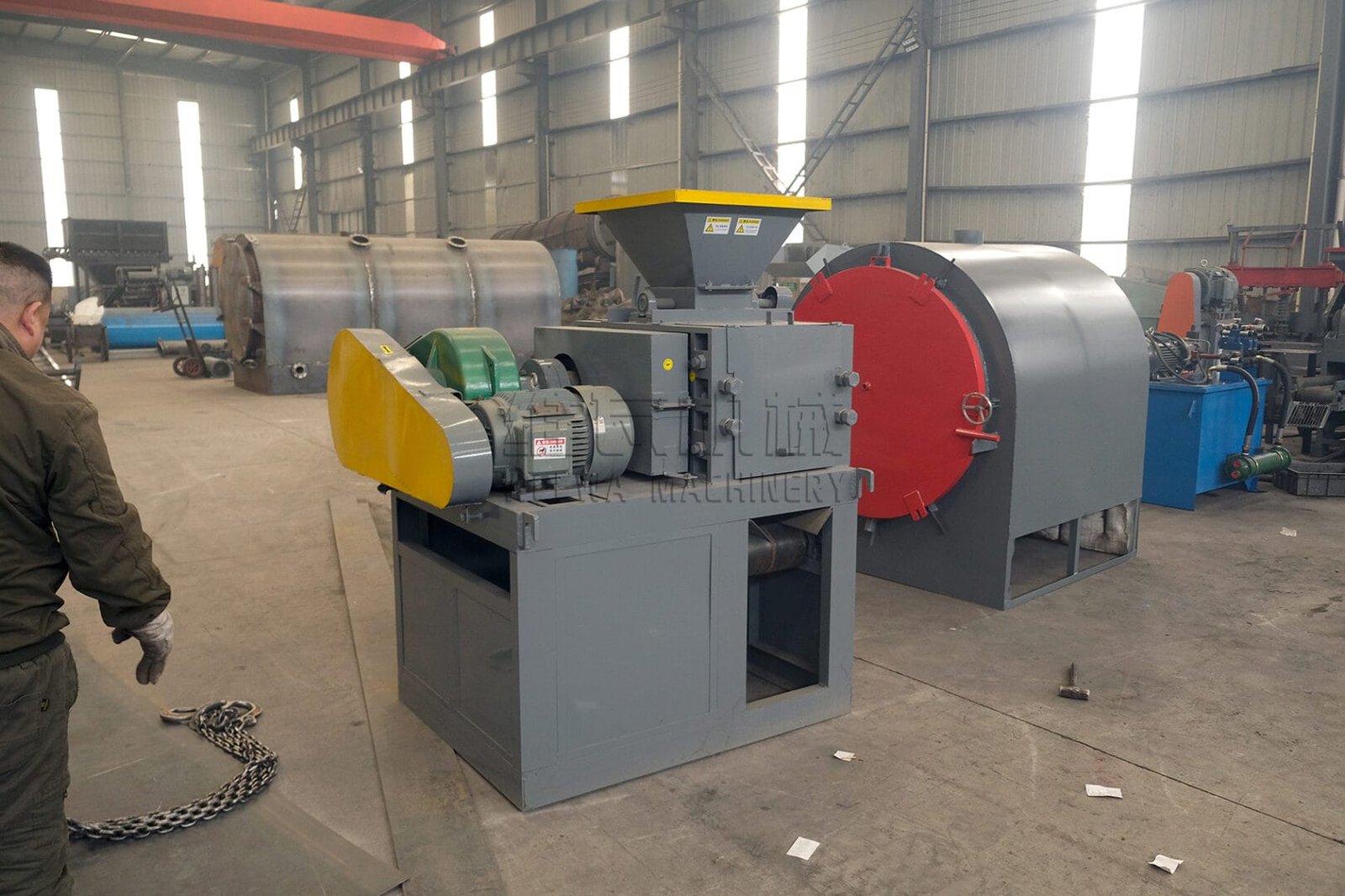 ball charcoal machine