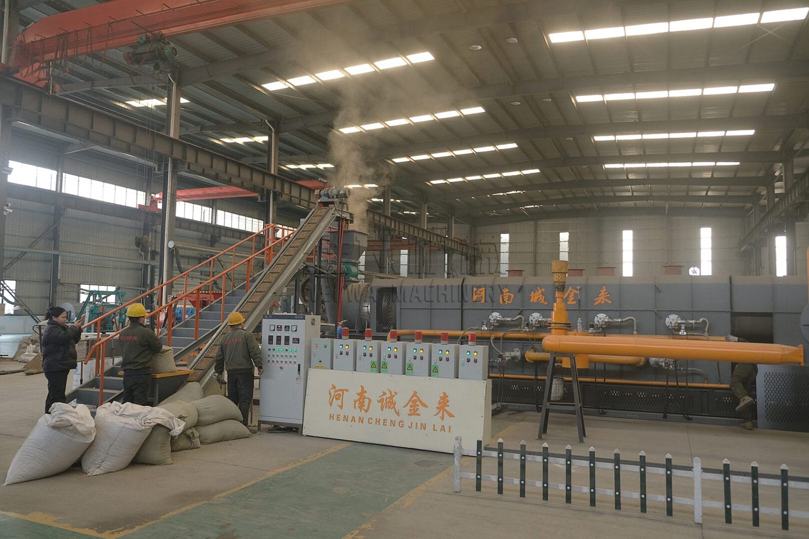 Continuous carbonization furna10