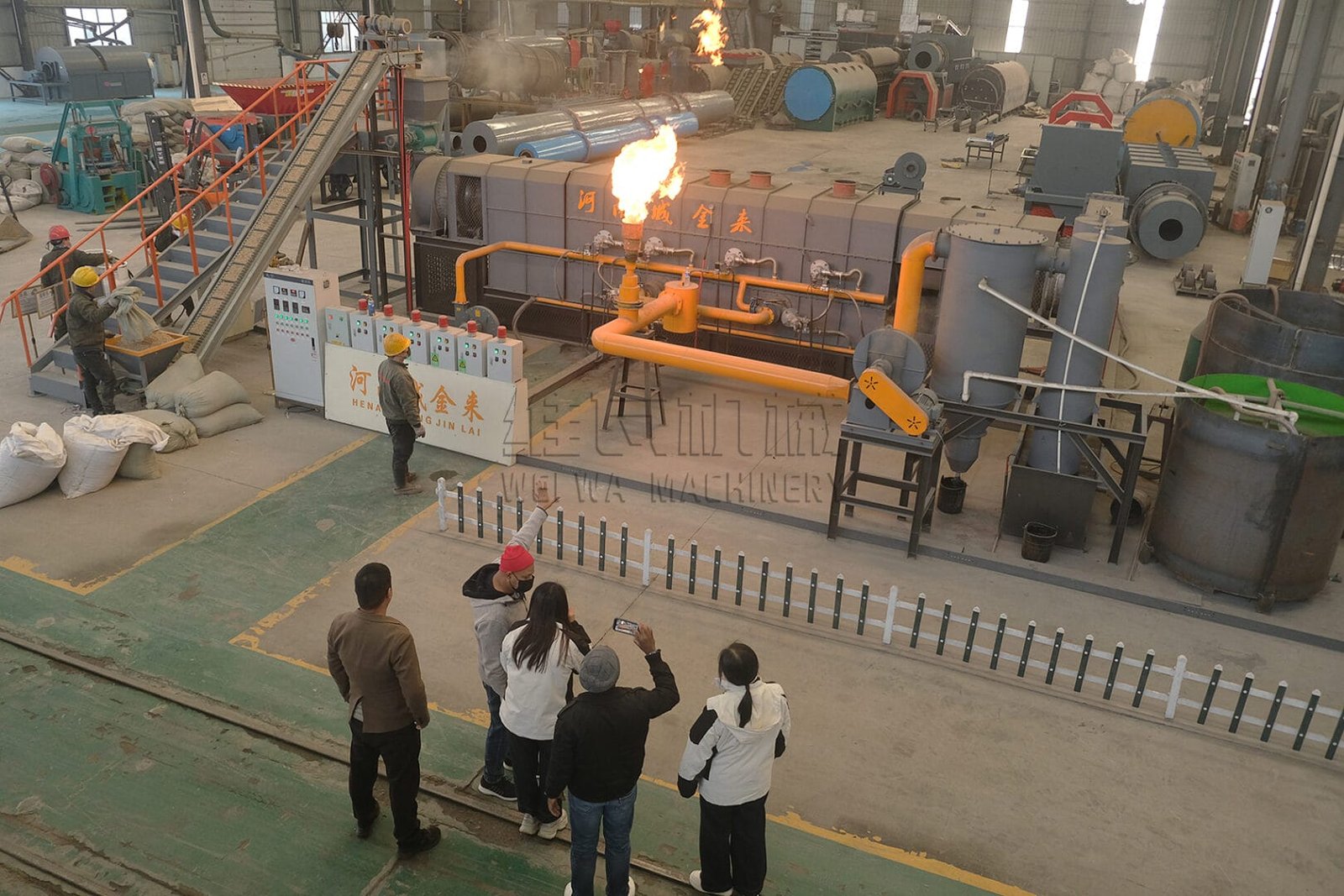 Continuous carbonization furnace in Malaysia