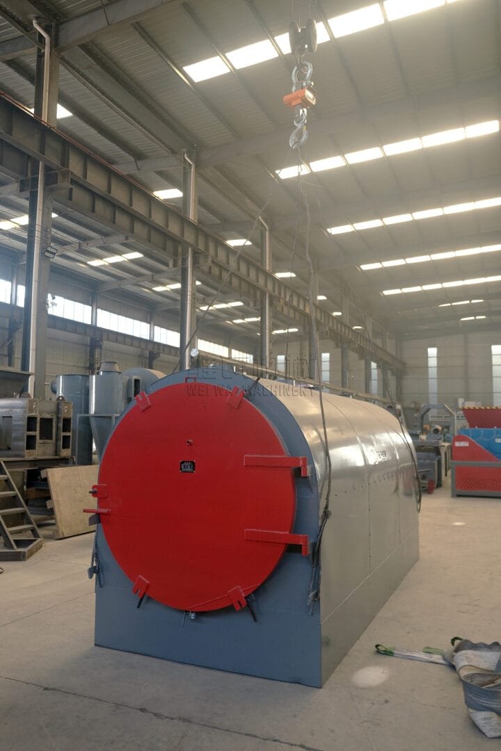 Horizontal carbonization furnace