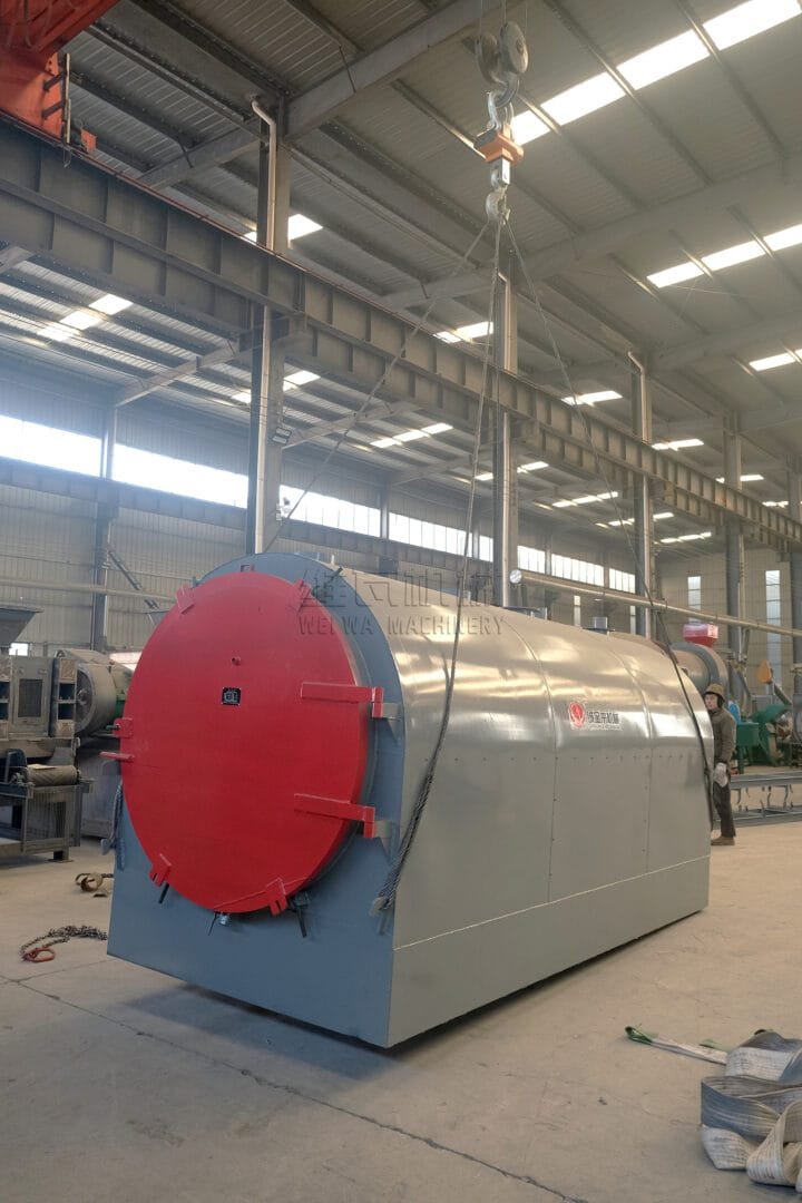 Horizontal carbonization furnace