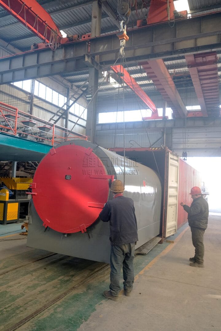 Lò cacbon hóa ngang