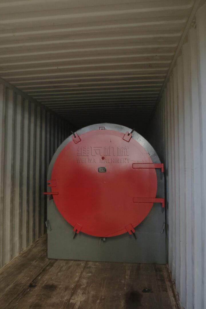 Horizontal carbonization furnace in Bhutan