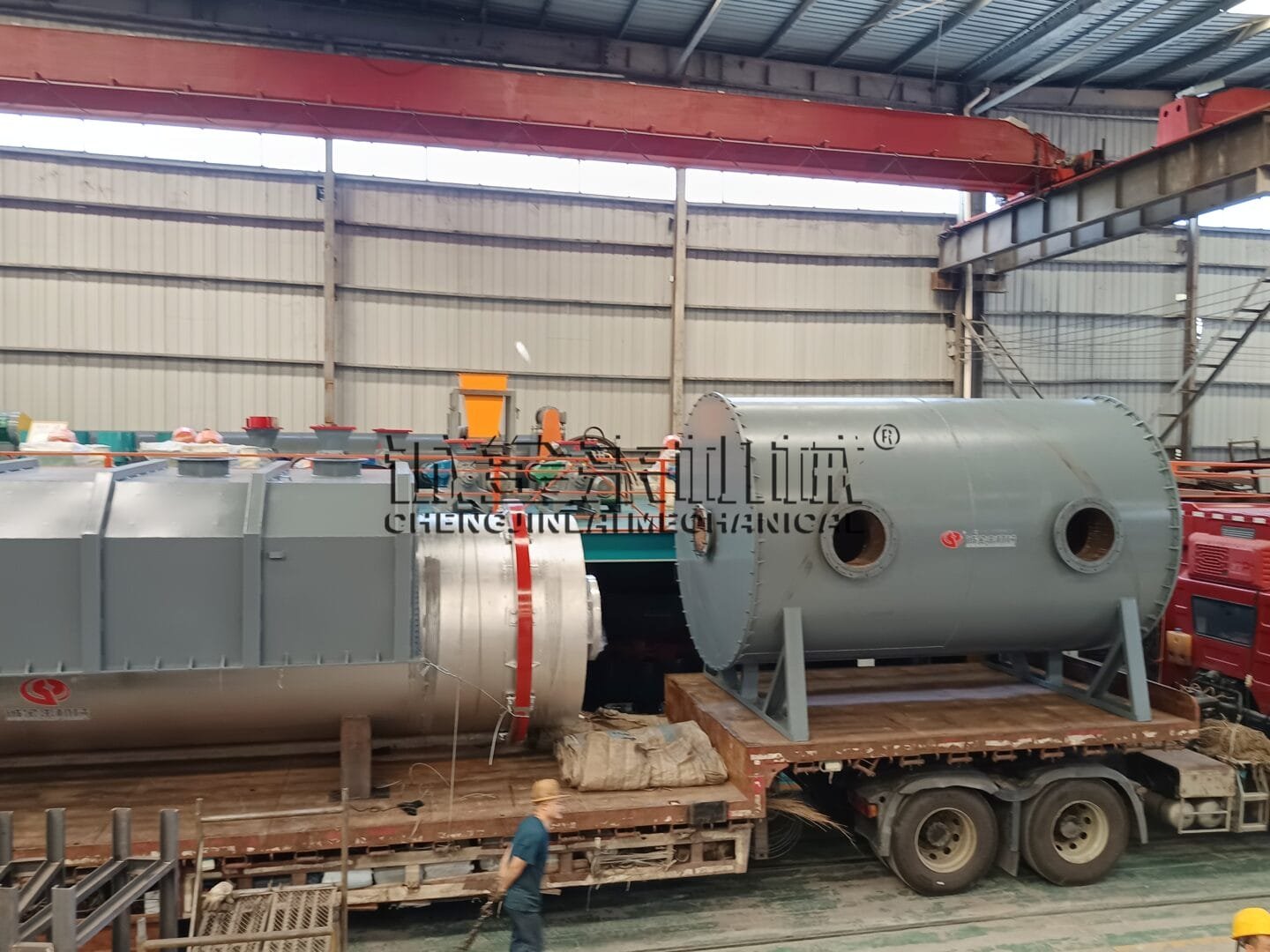 Continuous carbonization furnace to Indonesia